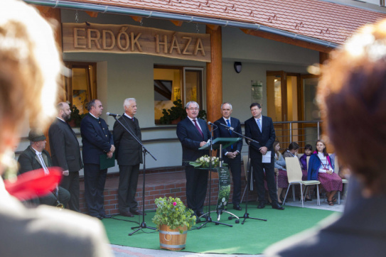 Erdők Hete megnyitó, beszédet  mond Fazekas Sándor miniszter
