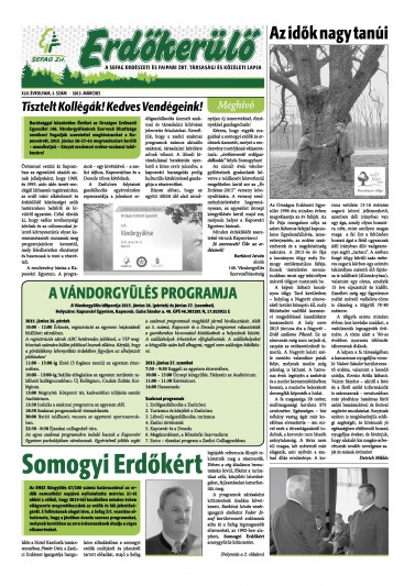 Erdőkerülő újság címlap